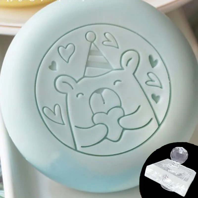 Resin Soap Stamp Mold, Natural Handmade Seal, Mini DIY Soap Stamp, Handmade Seal, 5cm, Best Gift Pattern