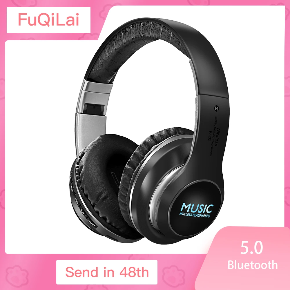 Jual Portable Bluetooth Headphones Hifi 