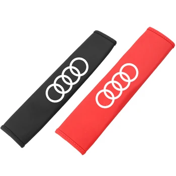 

2pc car shoulder pad seat belt protection cover pad For Audi b5 b6 b7 b8 A3 A4 A4L A5 A6L C5 C6 RS4 RS5 Q3 Q5 Q7 Car accessories