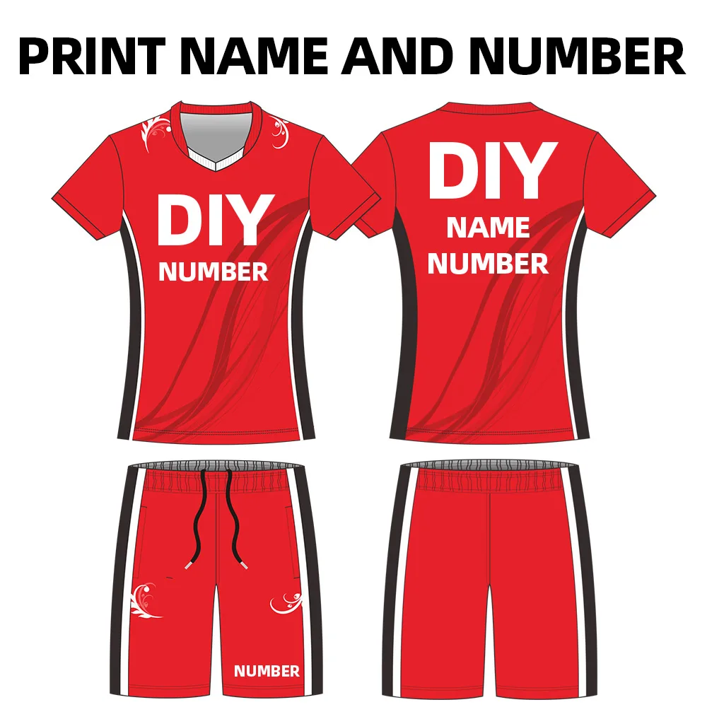 Unique design women volleyball jersey 100%ployter breathable volleyball uniforms design