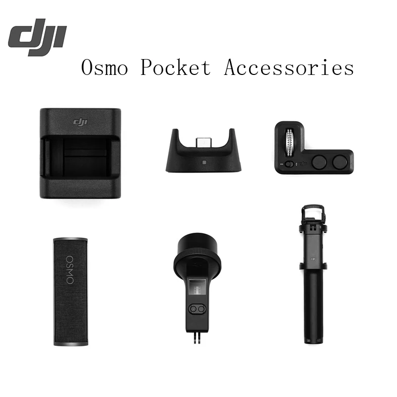 DJI Osmo Карманный расширительный комплект/зарядный чехол/водонепроницаемый чехол/удлинитель/ND набор фильтров/беспроводной модуль/контроллер колеса - Цвет: Accessires Kit