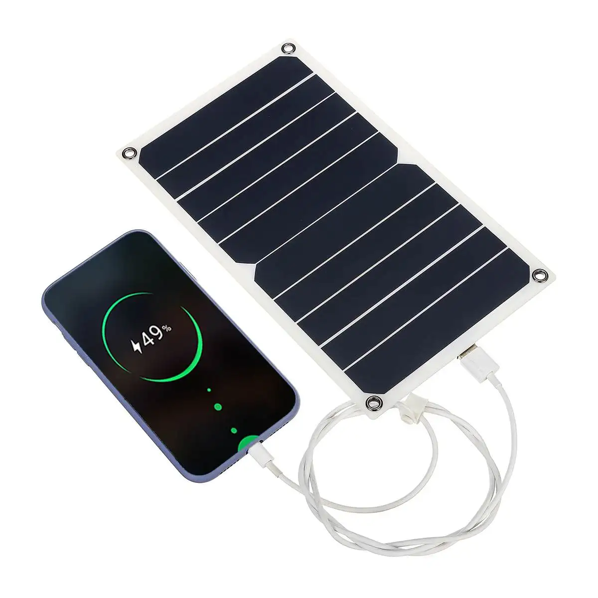 6 Вт 6В 1700ма солнечная панель Sunpower Солнечные элементы 260x140x2,5 мм тонкий и светильник с поддержкой USB зарядки для работы на открытом воздухе
