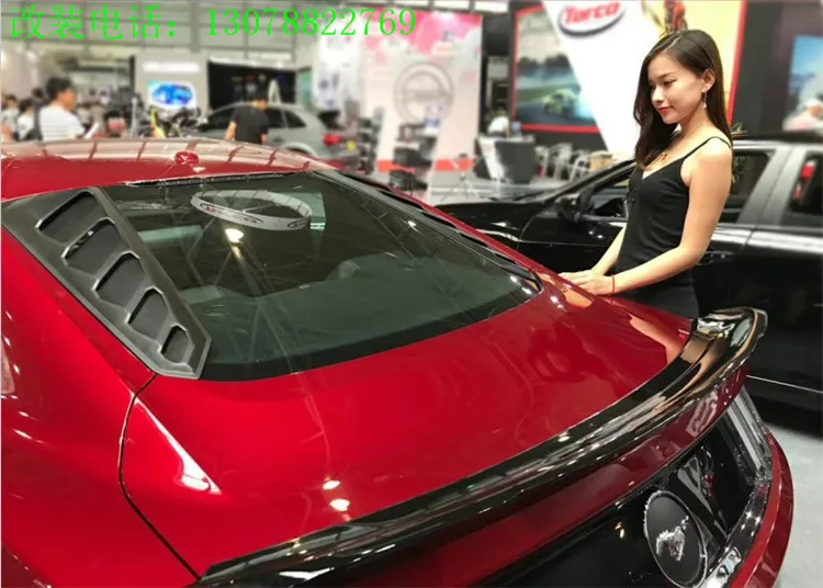 Подходит для FORD MUSTANG 15-18 2 шт. заднего лобового стекла Лобовое стекло декоративная доска