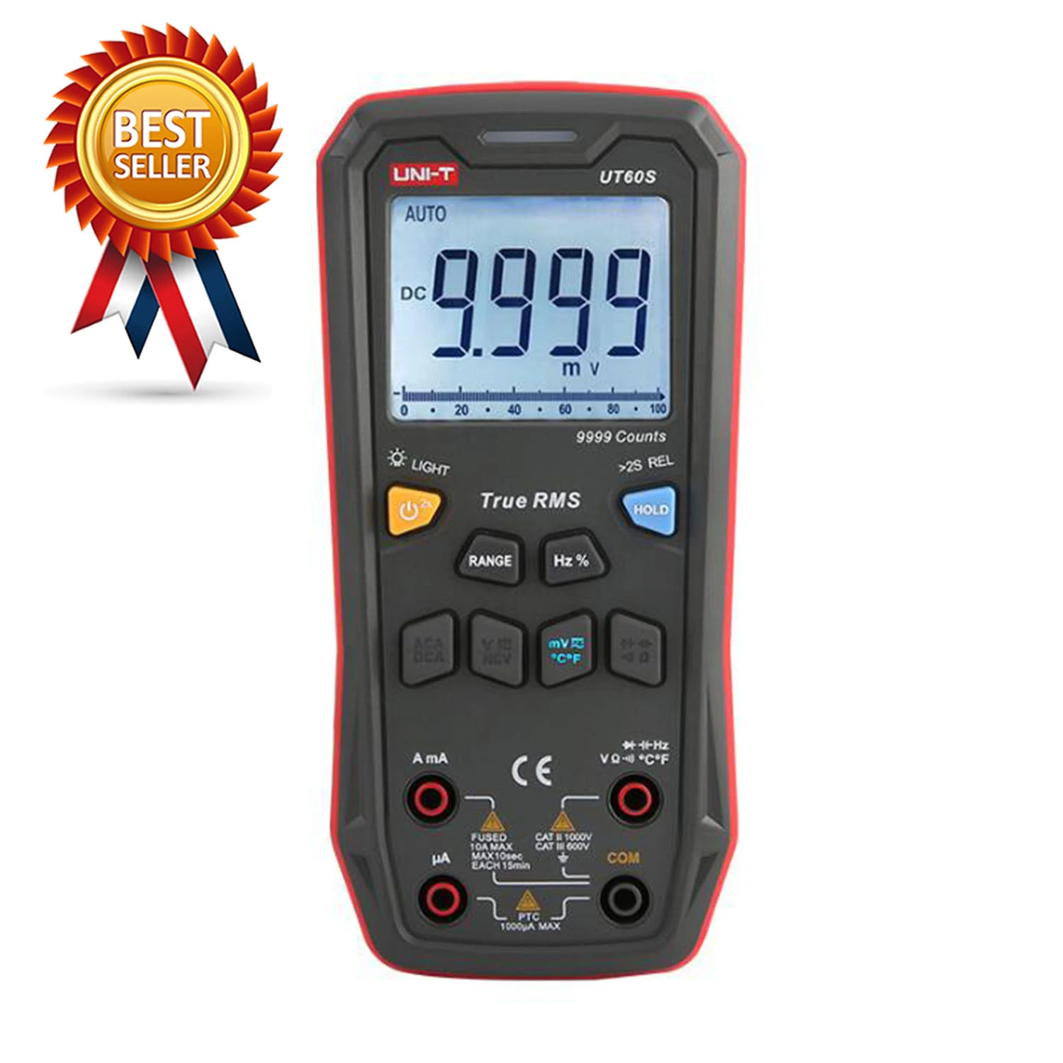 UNIT UT60S UT60BT True Effective Value Digital Multimeter Button , AC/DC Voltage Current Meter