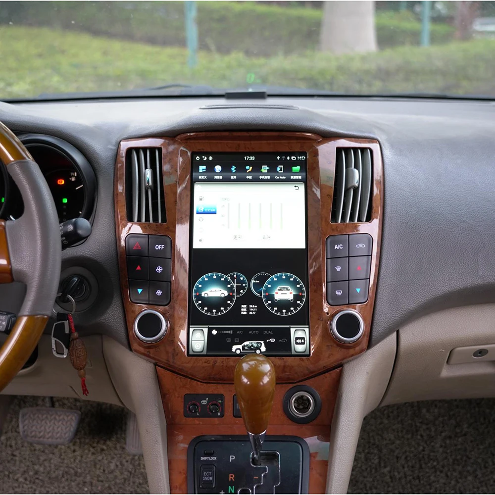 Tesla экран PX6 для Lexus RX 2004-2007 Android CARPLAY DSP автомобильный мультимедийный плеер радио без dvd-плеера gps навигация приборная панель