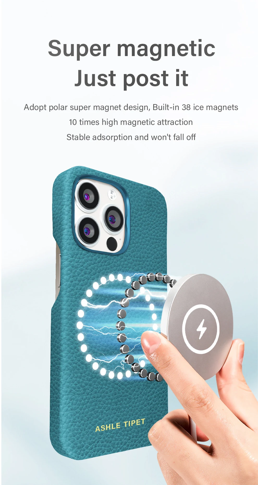 phone pouch case LANGSIDI Brand Luxury Cowhide Genuine Leather Magsafe Case for iPhone 13 Pro Max 13pro 13mini shockproof Magnetic Cover Fundas phone purse