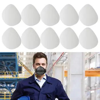 

10Pcs Filter cotton For Air Purification Gas Mask Supporting Dust Filter Anti Industrial Construction Dust Pollen Haze