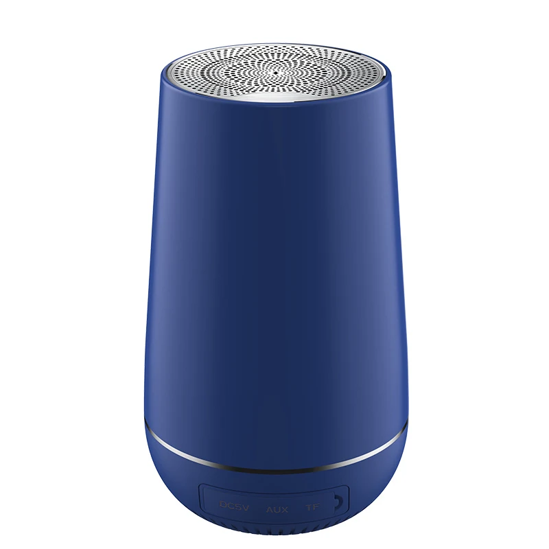 3D объемные басы Беспроводные Bluetooth колонки V5.0 TWS сабвуфер 5 Вт поддержка TF AUX USB порт HIFI аудио - Цвет: Blue