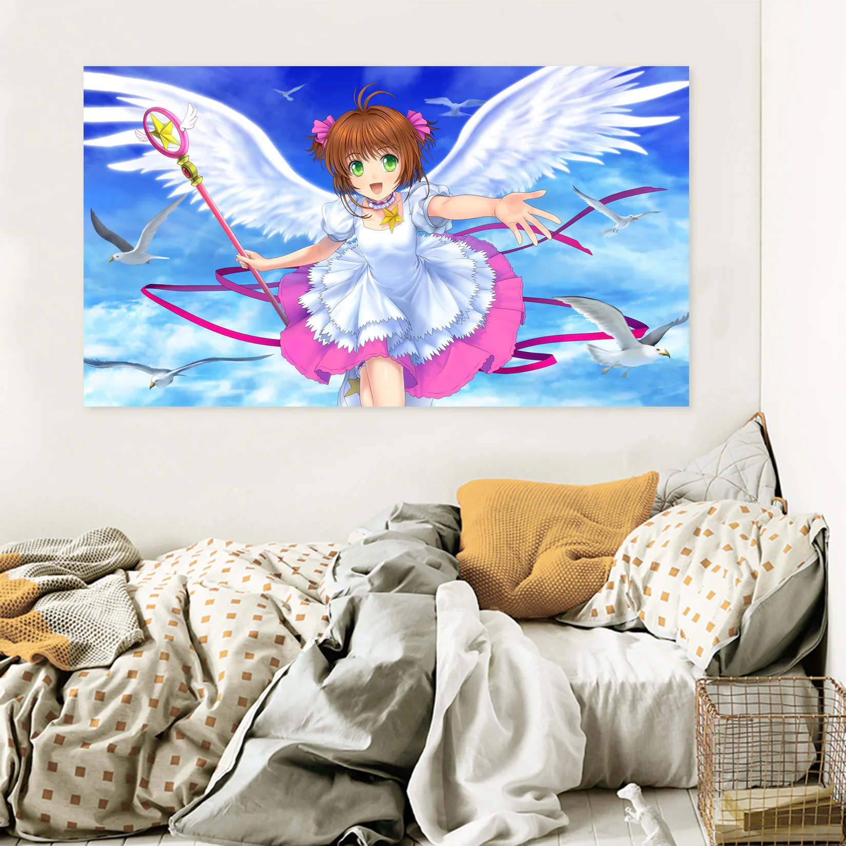 [Самоклеющиеся] 3D Cardcaptor Sakura 228 Японские Аниме настенные наклейки AJ обои для живота