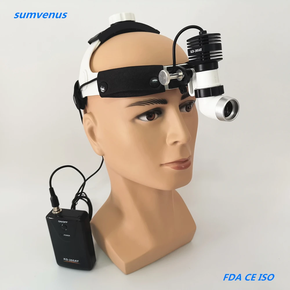 LED 5W High Brightness Dental Surgical Medical Headlight Headlamp Head Light Lamp ENT Oral Cosmetic Surgery Pet Medical KD-202A