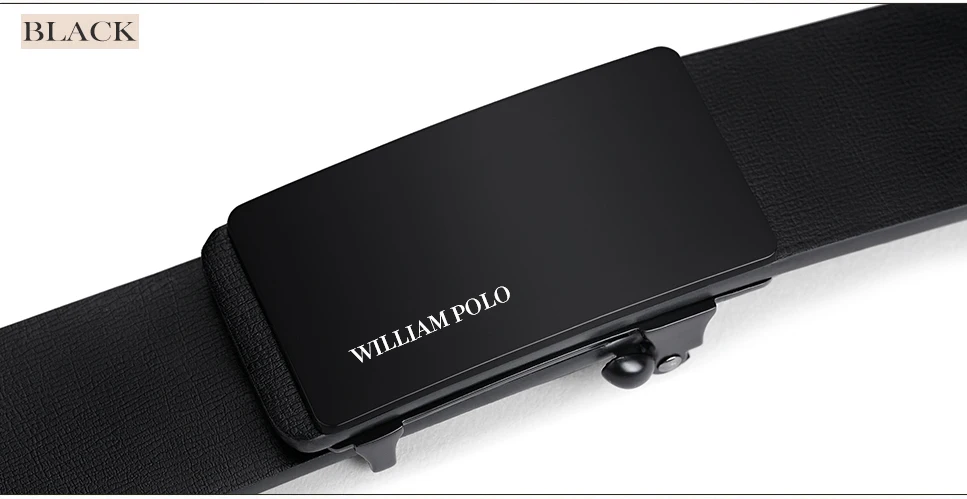 WILLIAMPOLO, роскошный ремень от ведущего бренда, мужской ремень, воловья кожа, качественный кожаный пояс, автоматическая пряжка, повседневный мужской ремень, горячий подарок