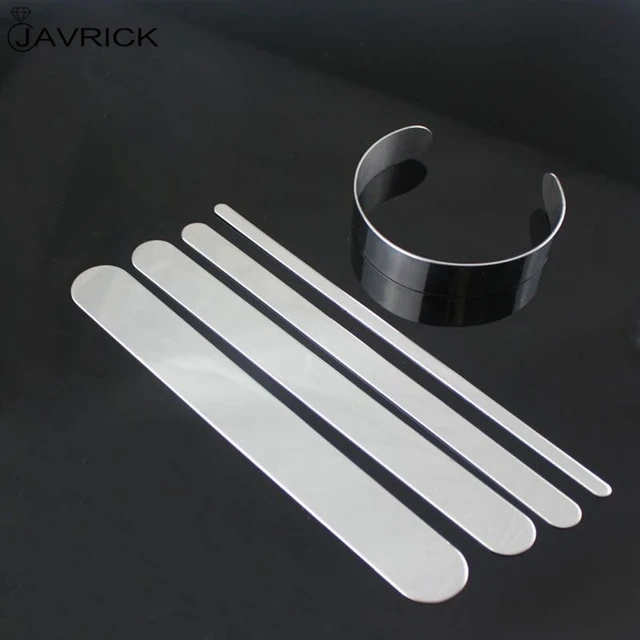 16 Pieces Bracelet Blanks 3/8 Inch and 5/8 Inch Stainless Steel Bangle  Blanks DIY Cuff Bangle Bracelet Blanks - AliExpress