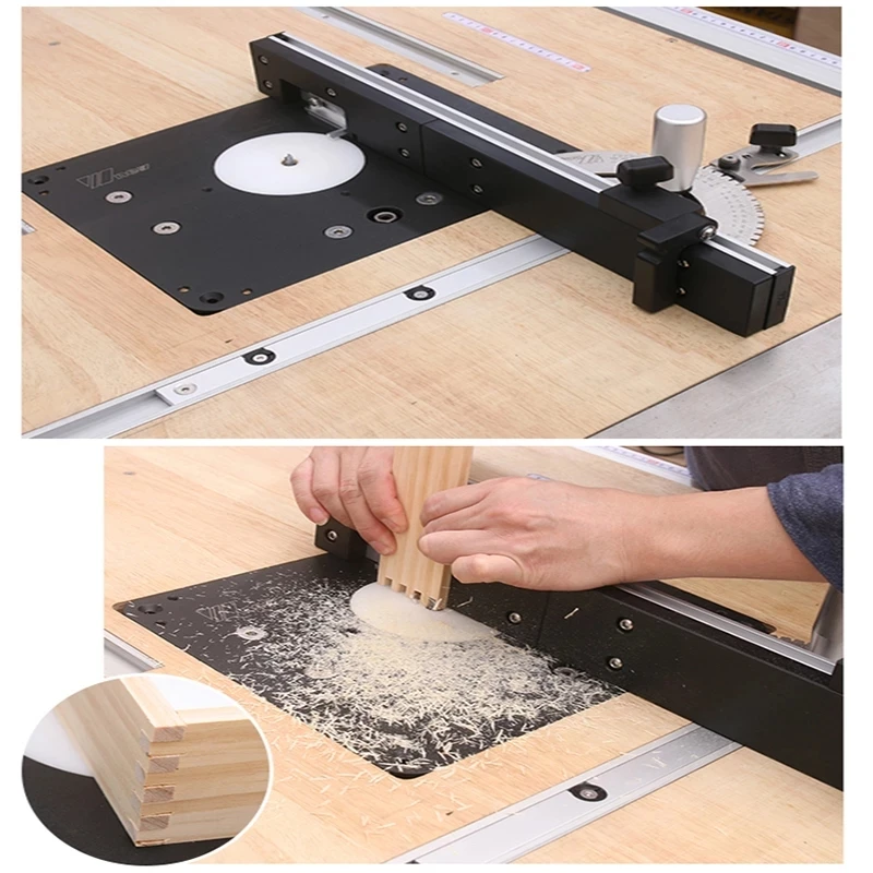 Box Joint Jig Router Table | Aluminum Flip Assembly Ruler