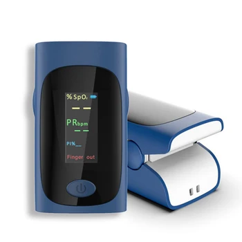 

Finger Pulse Oximeter TFT Display Blood Oxygen Heart Rate Saturation Meter Oximeter PR PI SpO2 Monitor Elder Health Care Tool