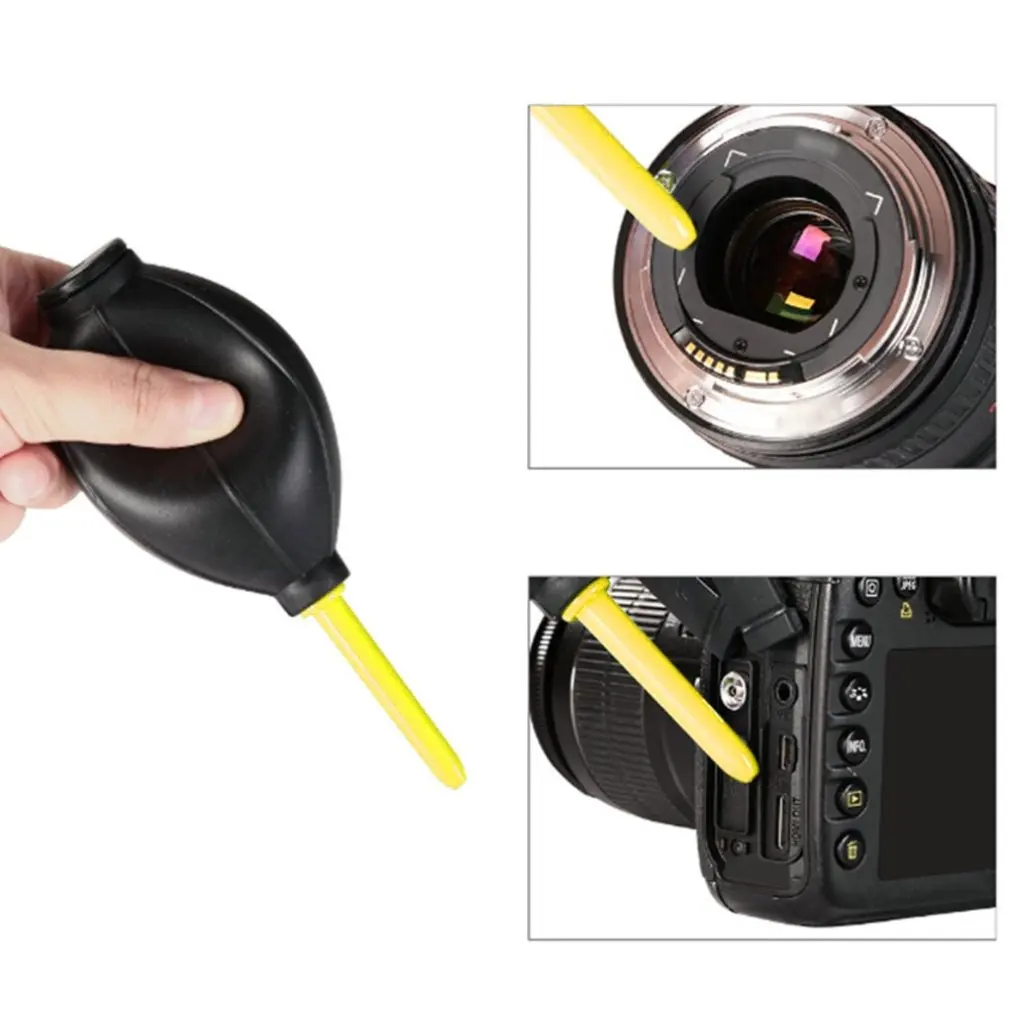 Для Canon Nikon для sony 5-в-1 комплект для уборки пыли Инструменты Камера салфетка для очистки линз щетка для волос набор фенов