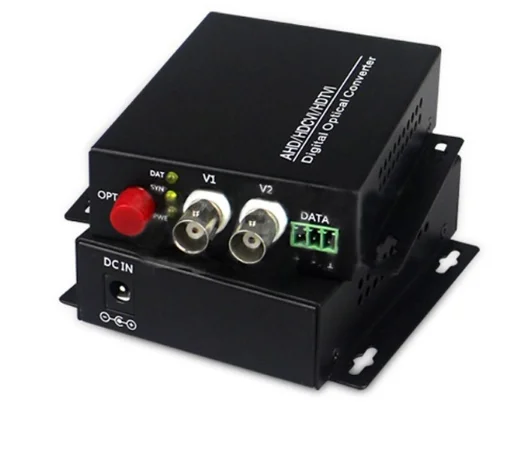 2Ch 1080P CVI/AHD преобразователь оптоволокна в BNC цифровой видео оптоволоконный al