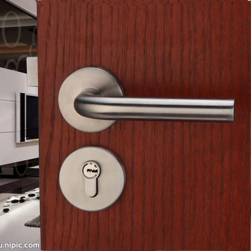 

Stainless Steel Lock Doorknob Protector Modern Bedroom Lock Stainless Steel Brushed Door Lock Lock