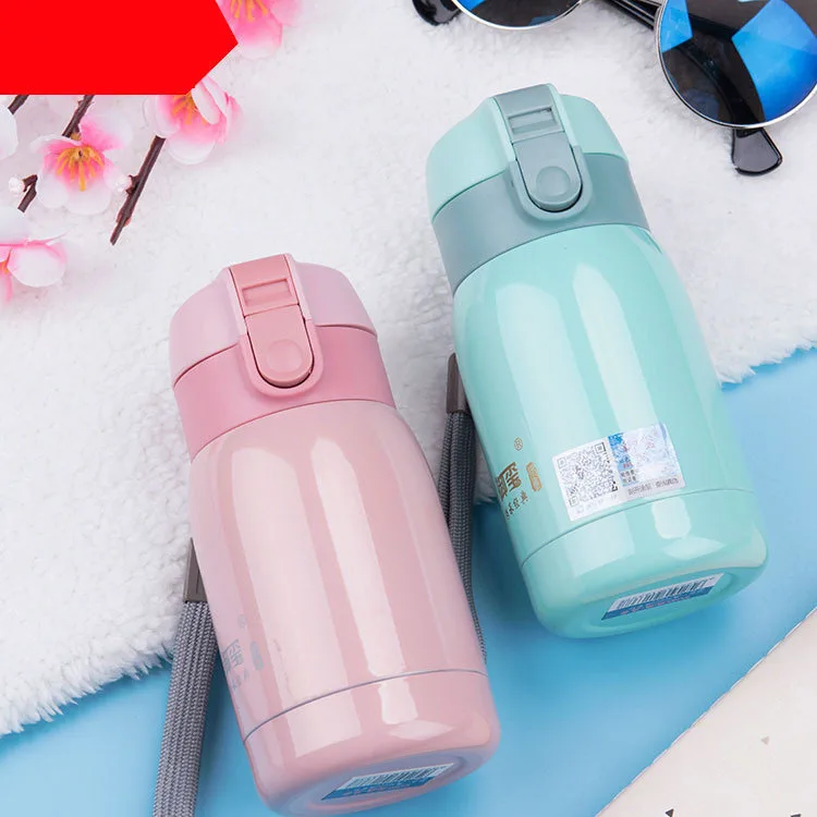

Small Insulated Cup Women's Mini Portable Portable Bottle Creative Children Travel Mug Students Stainless Steel Water Cup