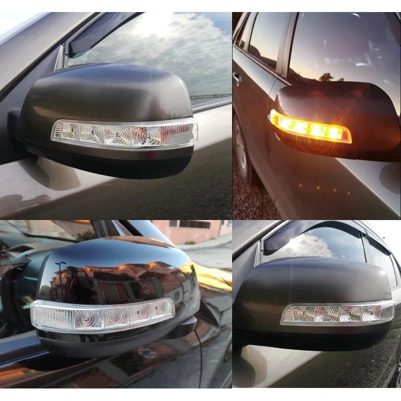 Зеркало заднего вида Поворотная сигнальная лампа для KIA Sorento 2009 2010 2011 2012 2013 светодиодный индикатор мигалка ретранслятор Поворотная сигнальная лампа