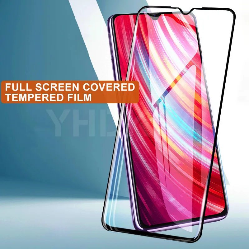 Полное покрытие из закаленного стекла для Xiaomi Redmi Note 8 7 6 Pro Защита экрана для Redmi 7 7A 6 Pro 6A S2 K20 защитная пленка