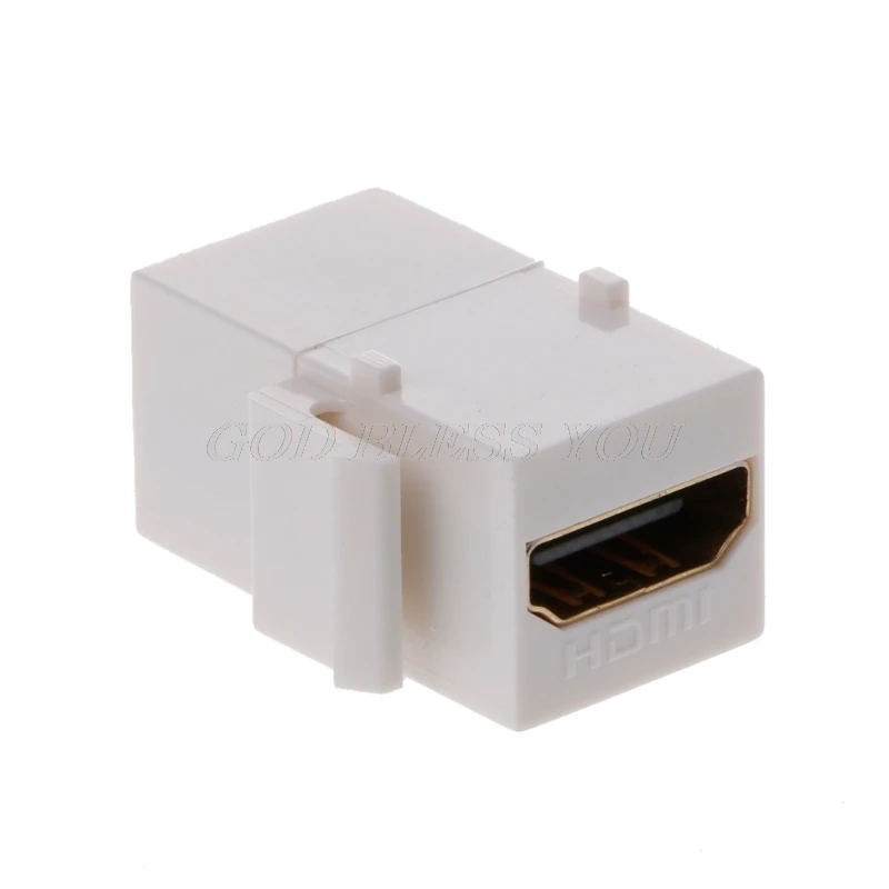 

1PC Keystone HDMI Connector HDMI Insert Coupler Slot Female To Female