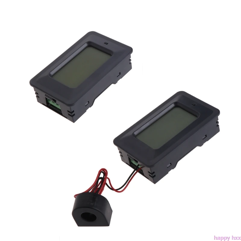 Высококачественный 20/100A AC lcd цифровой панельный измеритель мощности ватт монитор напряжения кВтч Вольтметр Амперметр