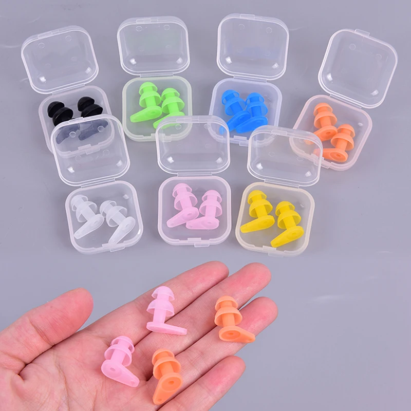 safety work boots 2pcs/pair Soft Anti-Noise Ear Plug Waterproof Swimming Silicone Swim Earplugs For Adult Children Swimmers Diving respirator for cleaning with bleach