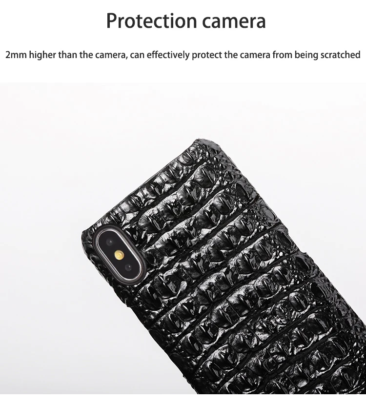 Роскошный чехол для телефона из воловьей кожи для iPhone Xr 6 6s 7 8 Plus X Xs Max, чехол с текстурой крокодиловой задней панели для 6p 6s p 7p 8p