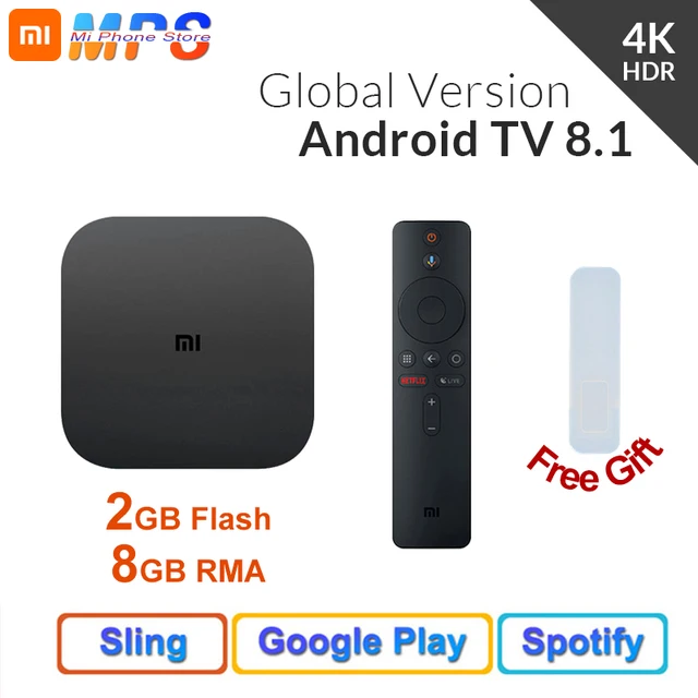 $US $56.99  Original Global Version Xiaomi Mi Box S 2GB 8GB Android 8.1 Smart 4K Ultra HD WIFI Google Cast Netf