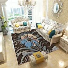 Художественный абстрактный ковер с цветочным принтом для гостиной, спальни, Противоскользящий коврик для пола, модная кухонная ковровая зона