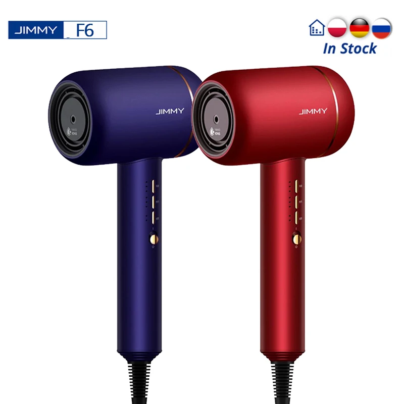 JIMMY secador de pelo F6 de 1800W, tecnología ultrasónica, haartrockner mit  Nano, secado rápido para evitar la pérdida de humedad, luz de  estrellas|Control remoto inteligente| - AliExpress