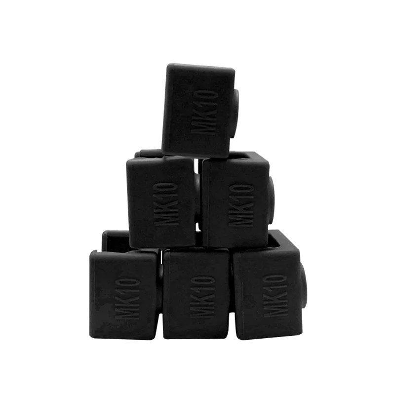 1/3 шт. MK10 силиконовые носки Нагреватель Крышка блока для Wanhao i3 qidi Tech Flashforge OUJ99