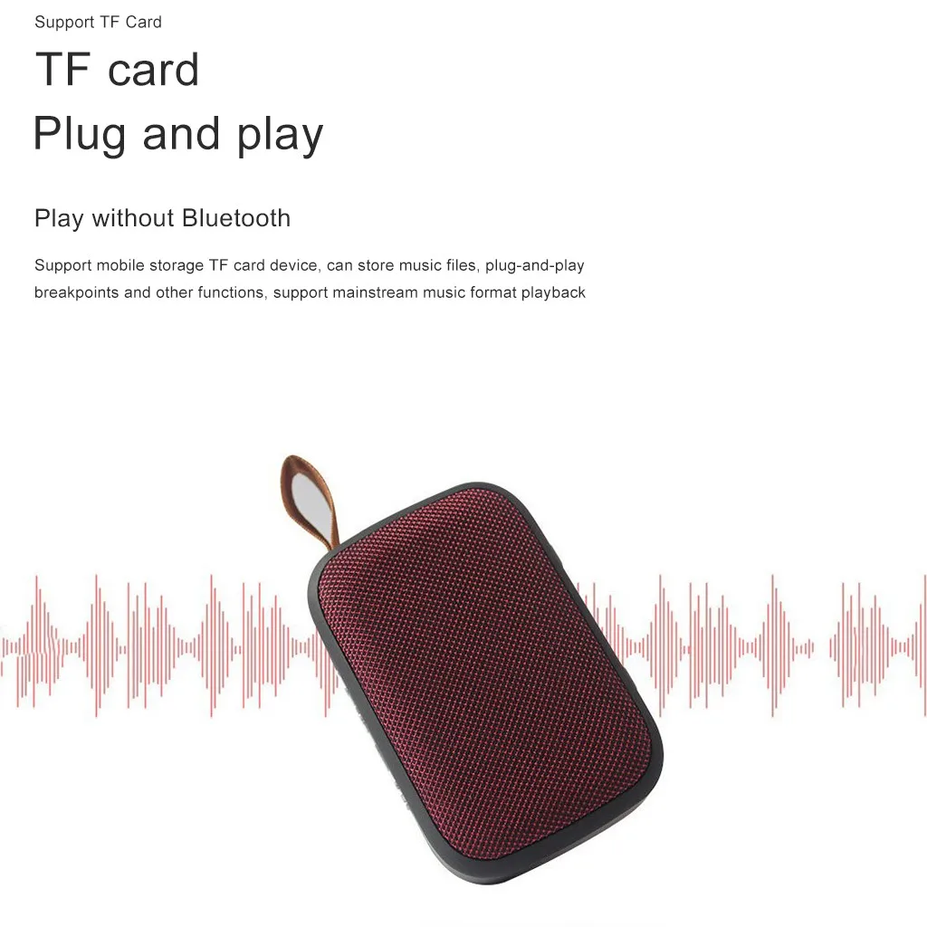 Wireless Bluetooth Speaker Waterproof Mini Portable Stereo music Outdoor Handfree Speaker For iPhone For Samsung Phones#P30