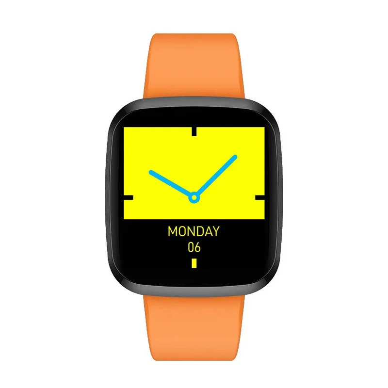 Orange P3 Смарт-часы для мужчин и женщин Смарт-часы для Android IOS Электроника Смарт-часы Wach фитнес-трекер силиконовый ремешок Смарт-часы - Цвет: Orange