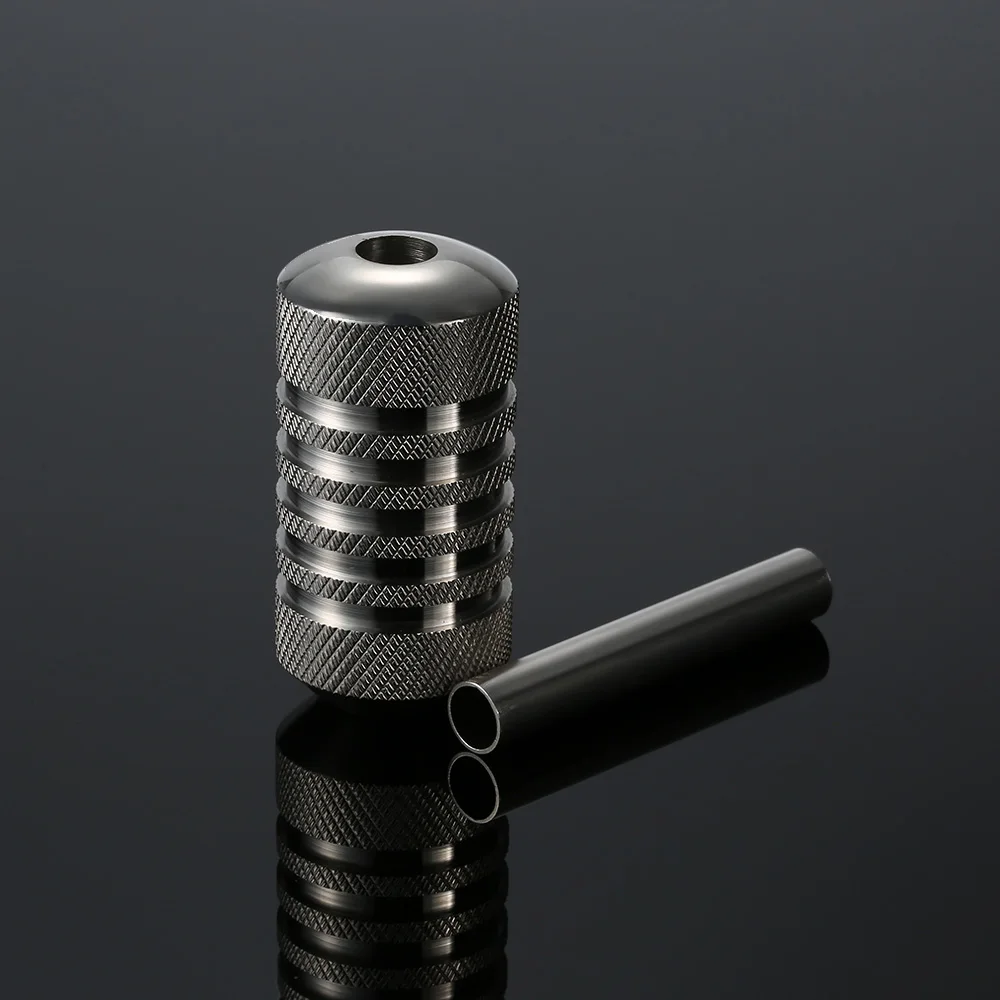 1Pc Tattoo Machine Tube Handle Grips Tip 304 Stainless Steel Tattoo Supplies Body Art Tool Tattoo Handle Machine Kit Accessories