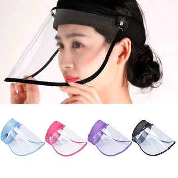 

High-definition Transparent Protective Cap Anti-Saliva Splash Summer Anti-droplet Mask Face Windproof Sun Visor Cover