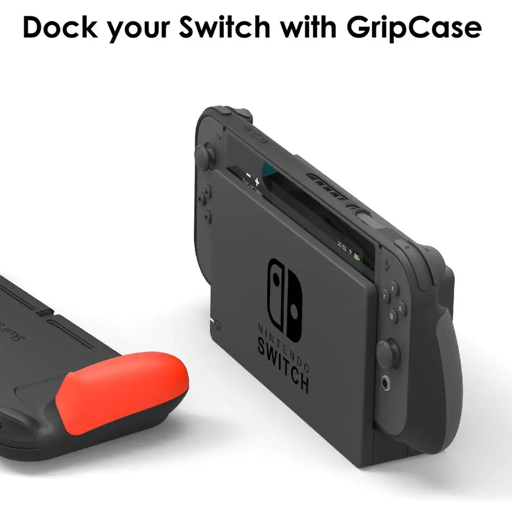 Najtaniej Skull Co. GripCase futerał ochronny z wymiennymi uchwytami i MaxCarry Case torba do przenoszenia Nintendo Nintendo Switch