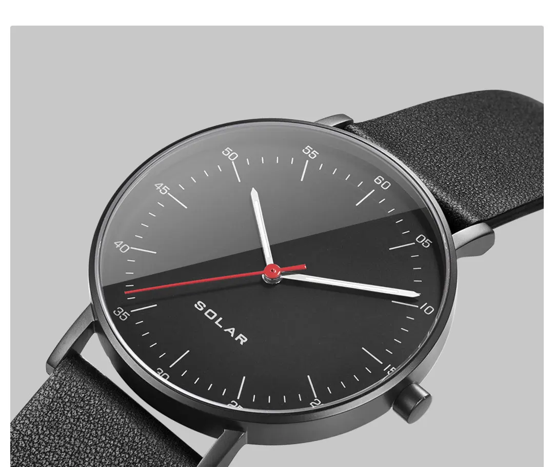 Xiaomi Light power watch легкий видимый свет преобразования легкий считываемый ход синтетический сапфир настольные зеркальные часы
