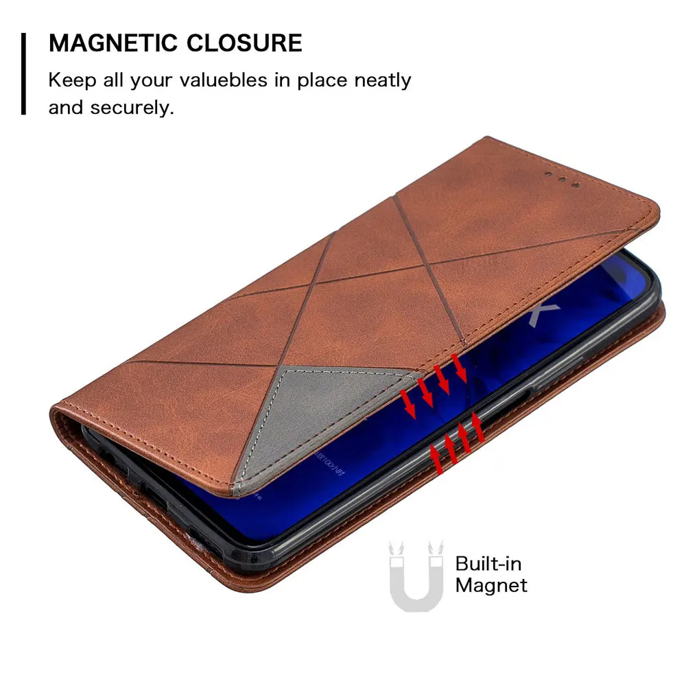 Роскошный чехол из искусственной кожи для Xiaomi Redmi 7 Note 7, держатель для карт, Магнитный защитный чехол для Xiaomi Redmi 7A K20 Pro, чехол