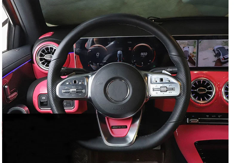 Lsrtw2017 для Mercedes Benz A Class A200 A180 автомобиль центральный контроль детали вентилятора аксессуары для формовки интерьера
