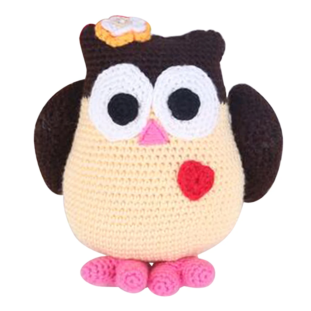 Owl Doll Crochet Kit Amigurumi DIY Craft Project with Materials and Instruction Owl Doll Crochet Kit Amigurumi DIY Craft Project with Materials and Instruction