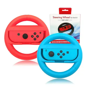 

Exquisitely Designed Durable 2pcs Joy-con Steering Wheel Controller Handle Holder Grip For Nintendo Switch