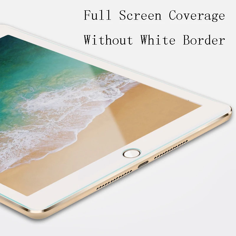 Tempered Film For iPad 2 3 4 9.7'' A1395 A1396 A1397 A1416 A1430 A1403 A1458 A1459 A1460 Full Coverage Screen Protector Glass 3