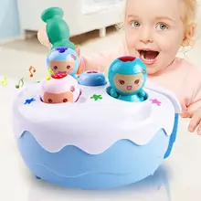 Детская головоломка электрическая игрушка стук хомяк Мультфильм Дети Раннее Образование игрушки