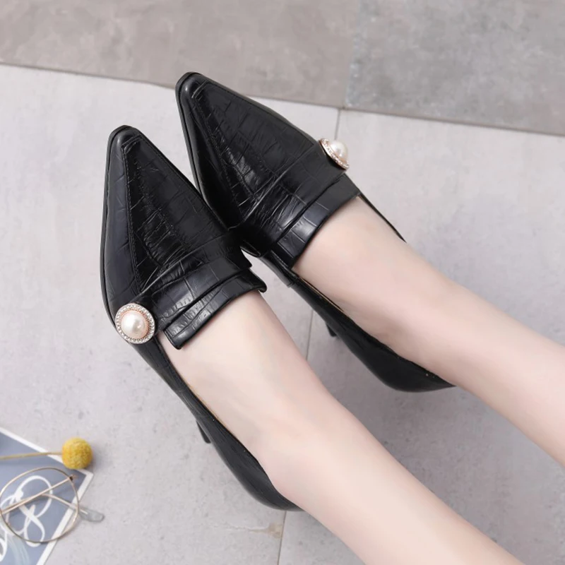 KOLNOO Hot Sale Handmade New 2021 Style Womens High Heel Pumps Pointed-Toe Slip-On Daily Wear Office Party Fashion Court Shoes