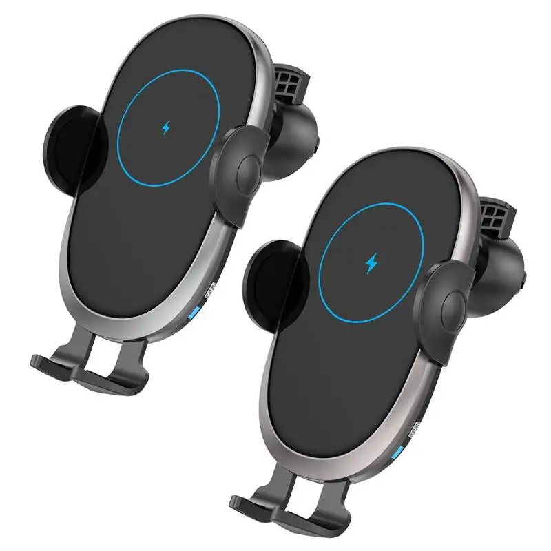 Durable Wireless Charger Delicate Texture Wireless Car Charger with Air Outlet Bracket Smart Mobile Phone Magnetic Charger
