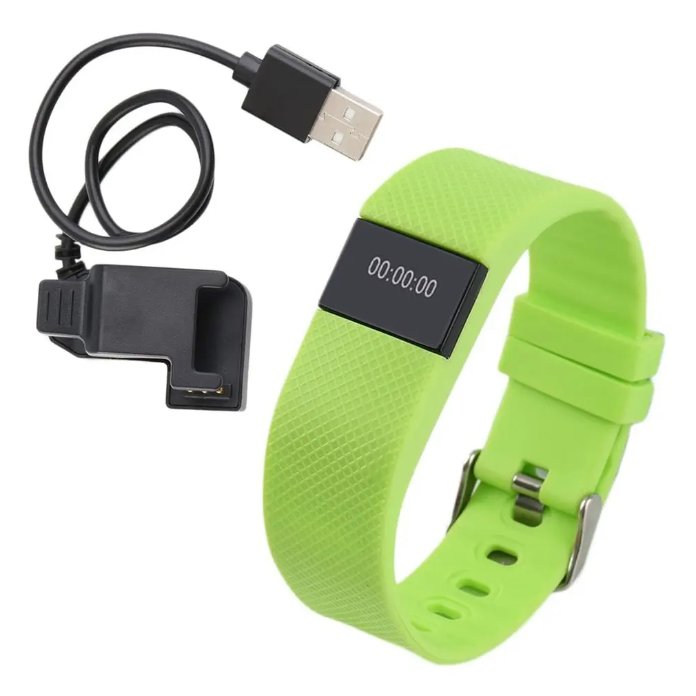 4 Пластик и силикон IP67 Стандартный usb зарядка фитнес Смарт часы здоровье браслет сердечного ритма шагомер трекер - Цвет: 4