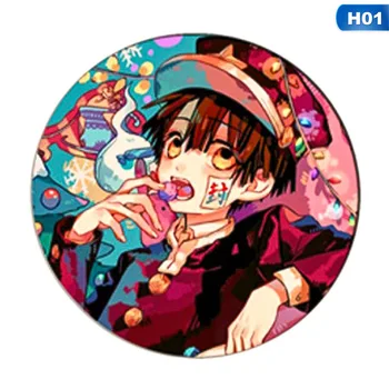 

Japan Anime Jibaku Shounen Hanako-kun Nene Yashiro Teru Minamoto Hanako Cosplay Toilet-Bound Hanako-kun Brooch Pin