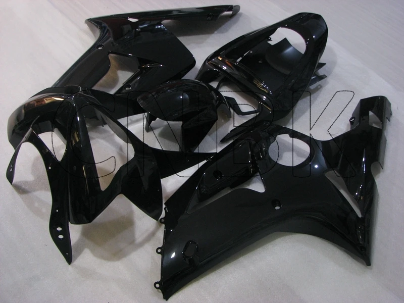 Для 636 Zx-6r 03 обтекатель 636 Zx-6r 03 черный кузов ниндзя Zx-6r 2003-2004 набор для всего тела