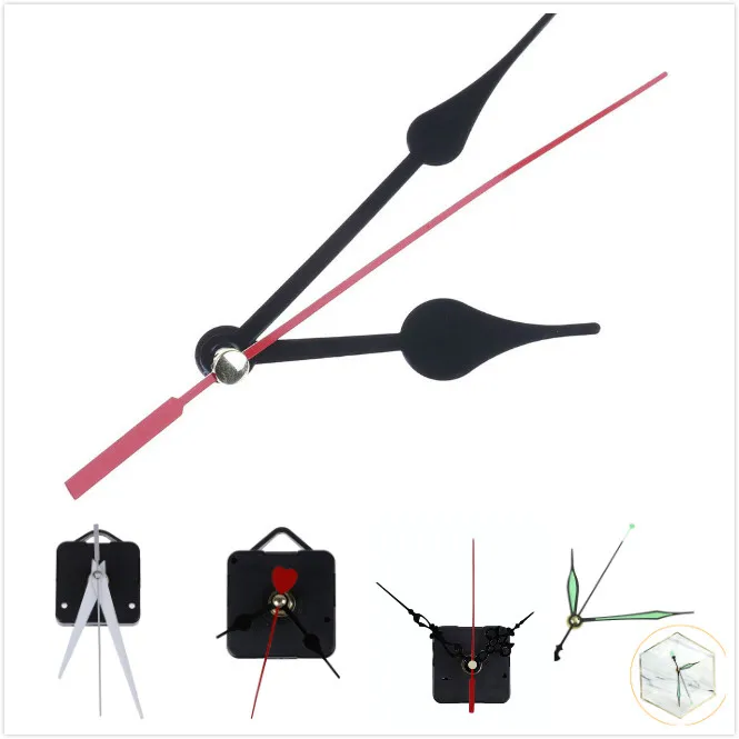 7Styles Black DIY Quartz Watch Wall Clock Movement Classic Hanging Clock Mechanism Parts Quartz Wall Clock Movement
